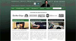 Desktop Screenshot of newjerseytrafficticketattorney.com